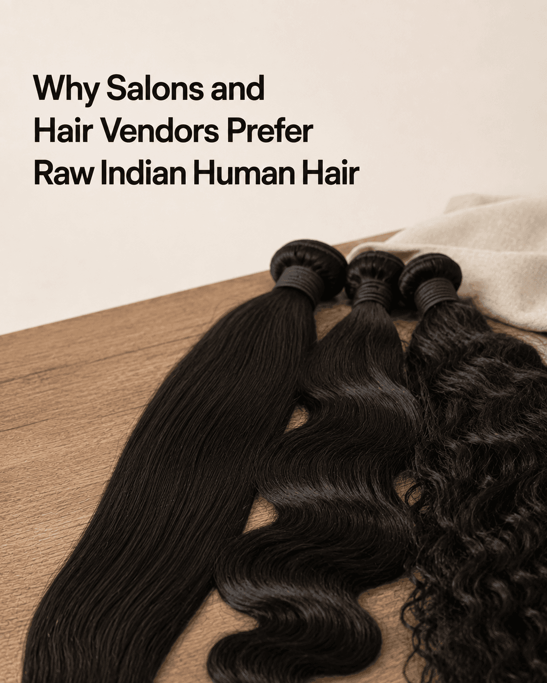 Why Salons and Hair Vendors Prefer Raw Indian Human Hair