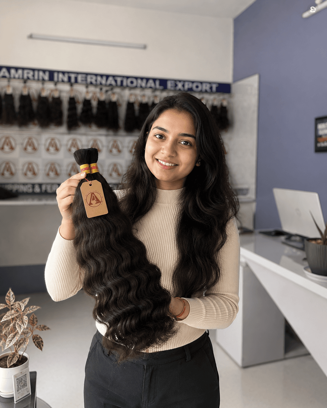 Raw Bulk Hair for Extensions – 100% Raw Indian Human Hair